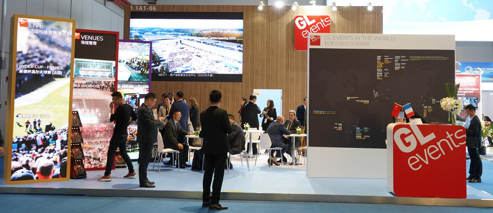 GL events a fait son entrée au salon China International Import Expo (CIIE)