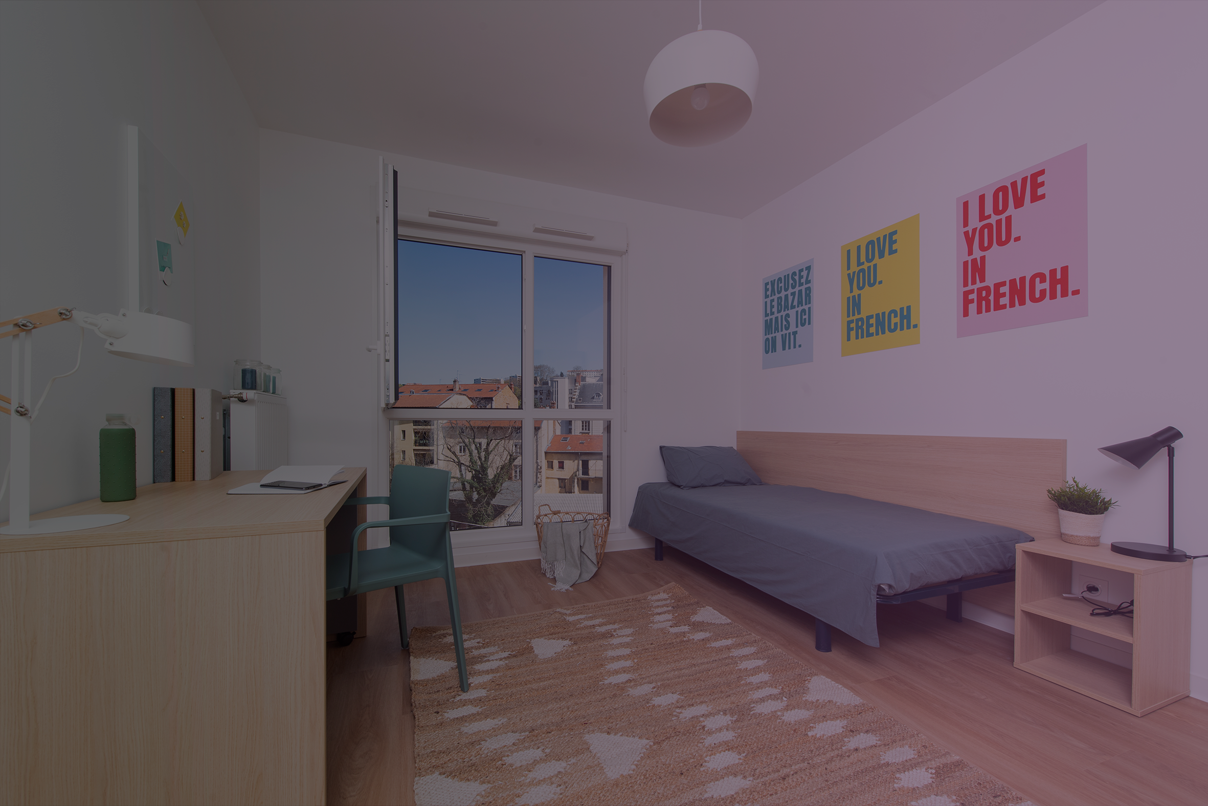 agencement residence etudiante lyon gl events